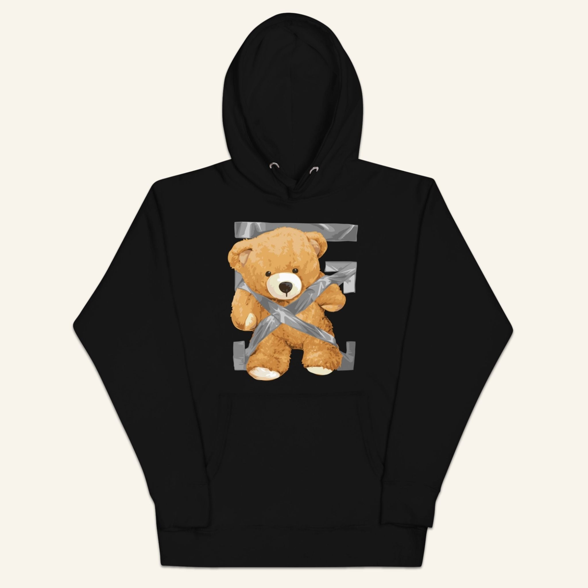 Teddy Bear Hoodie - Taped Up