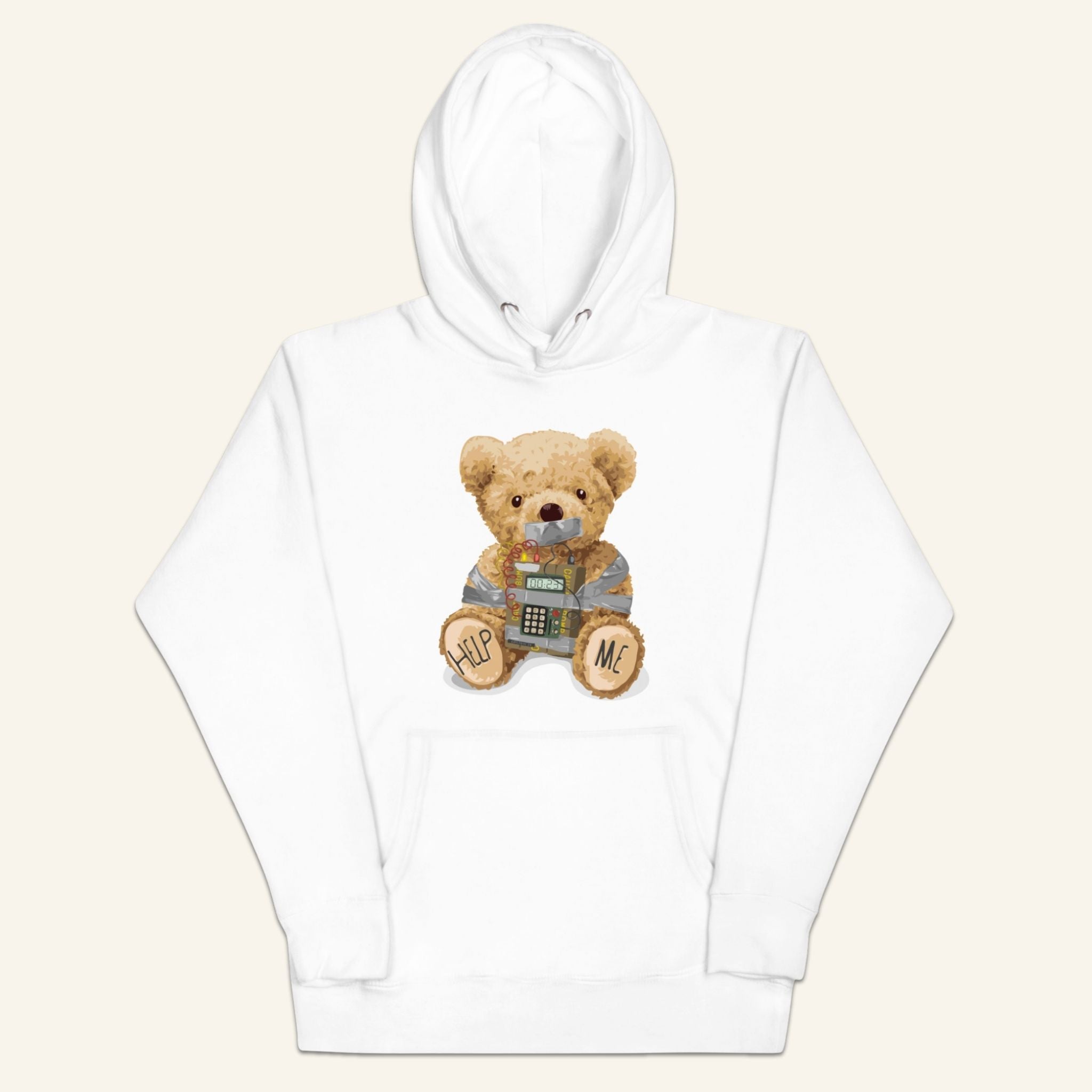 Teddy Bear Hoodie - Help Me