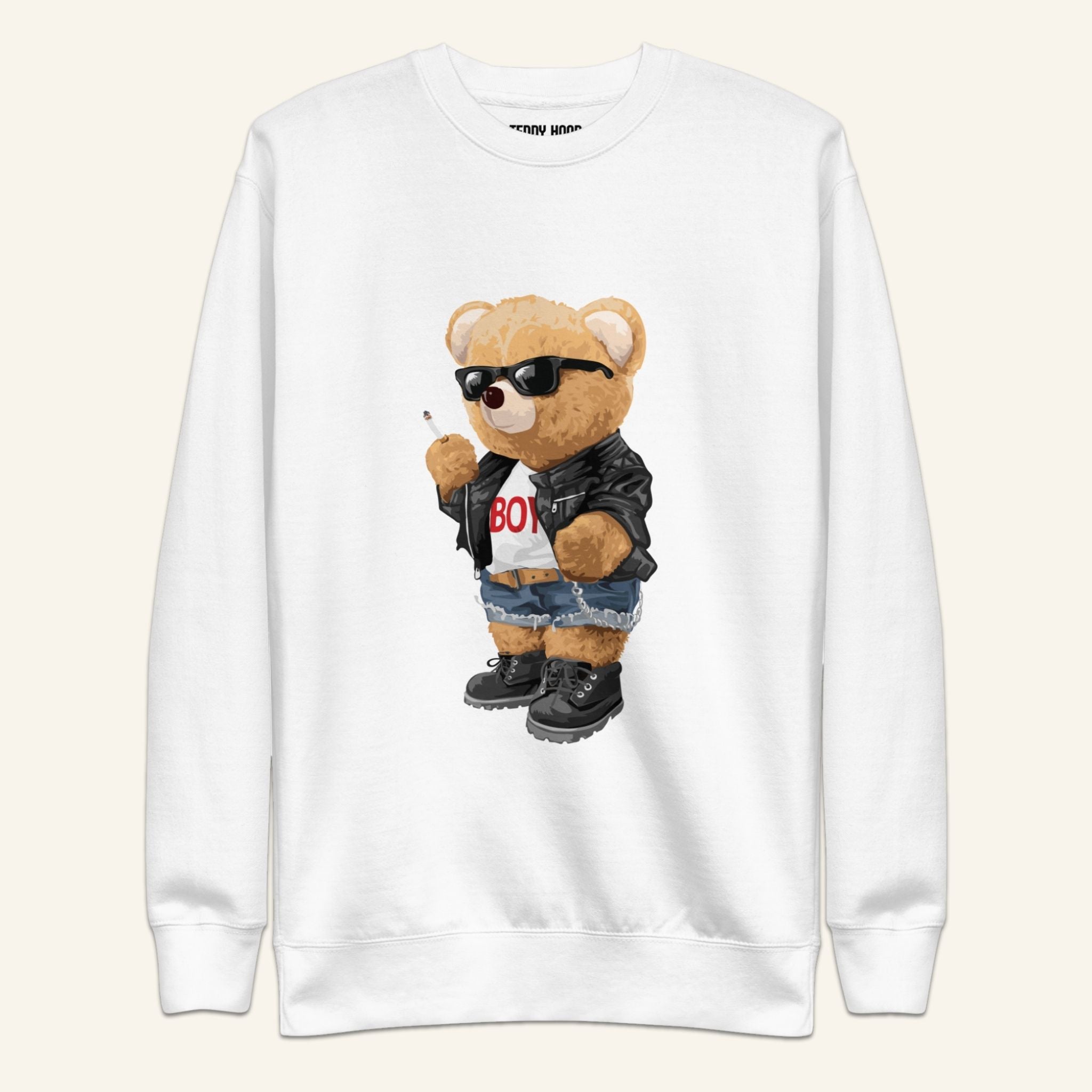 Teddy Bear Sweatshirt - 90s Attitude