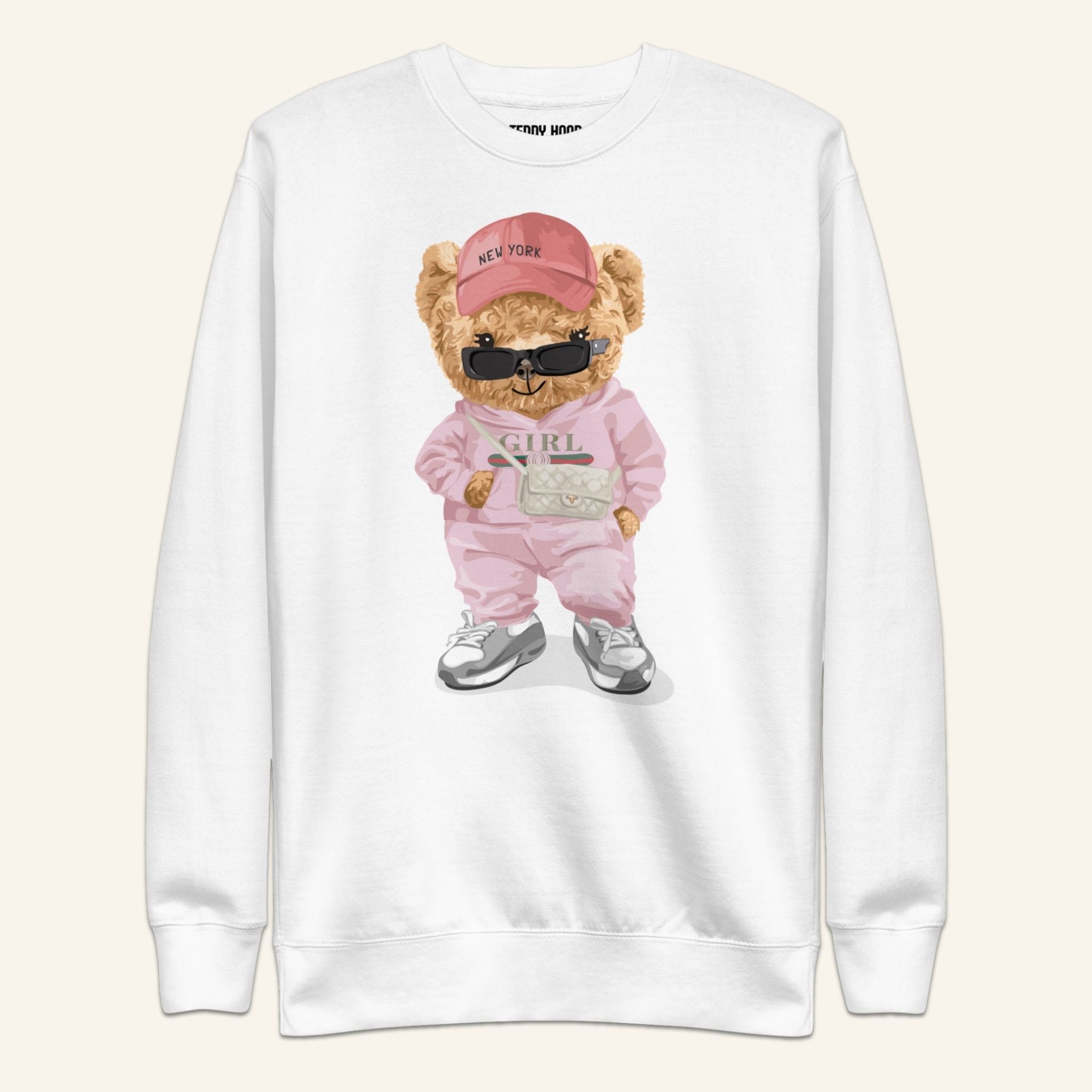 Teddy Bear Sweatshirt - Pink Boss
