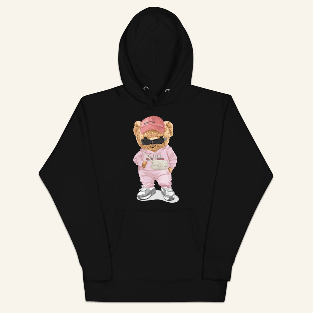 Teddy Bear Hoodie - Pink Boss