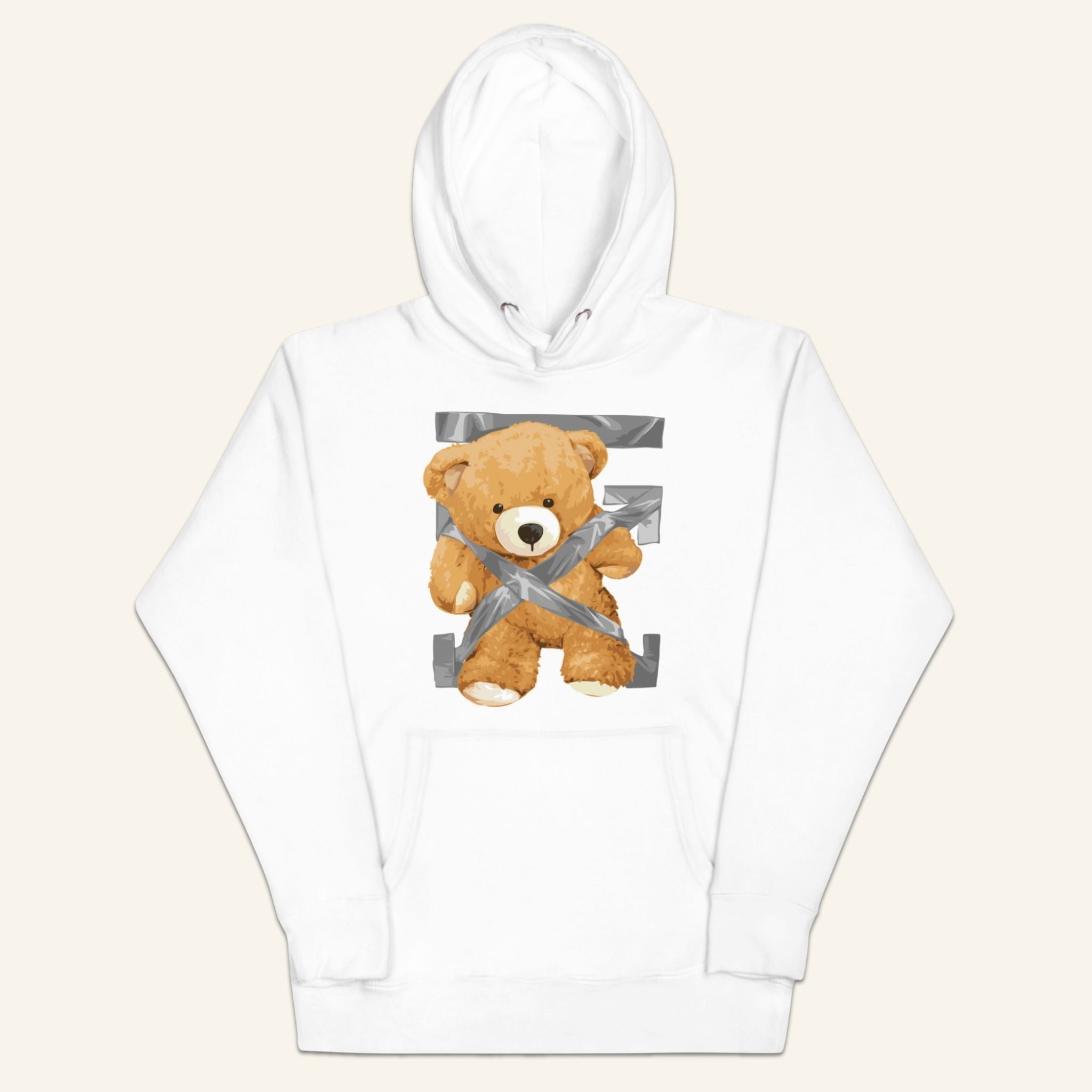 Teddy Bear Hoodie - Taped Up