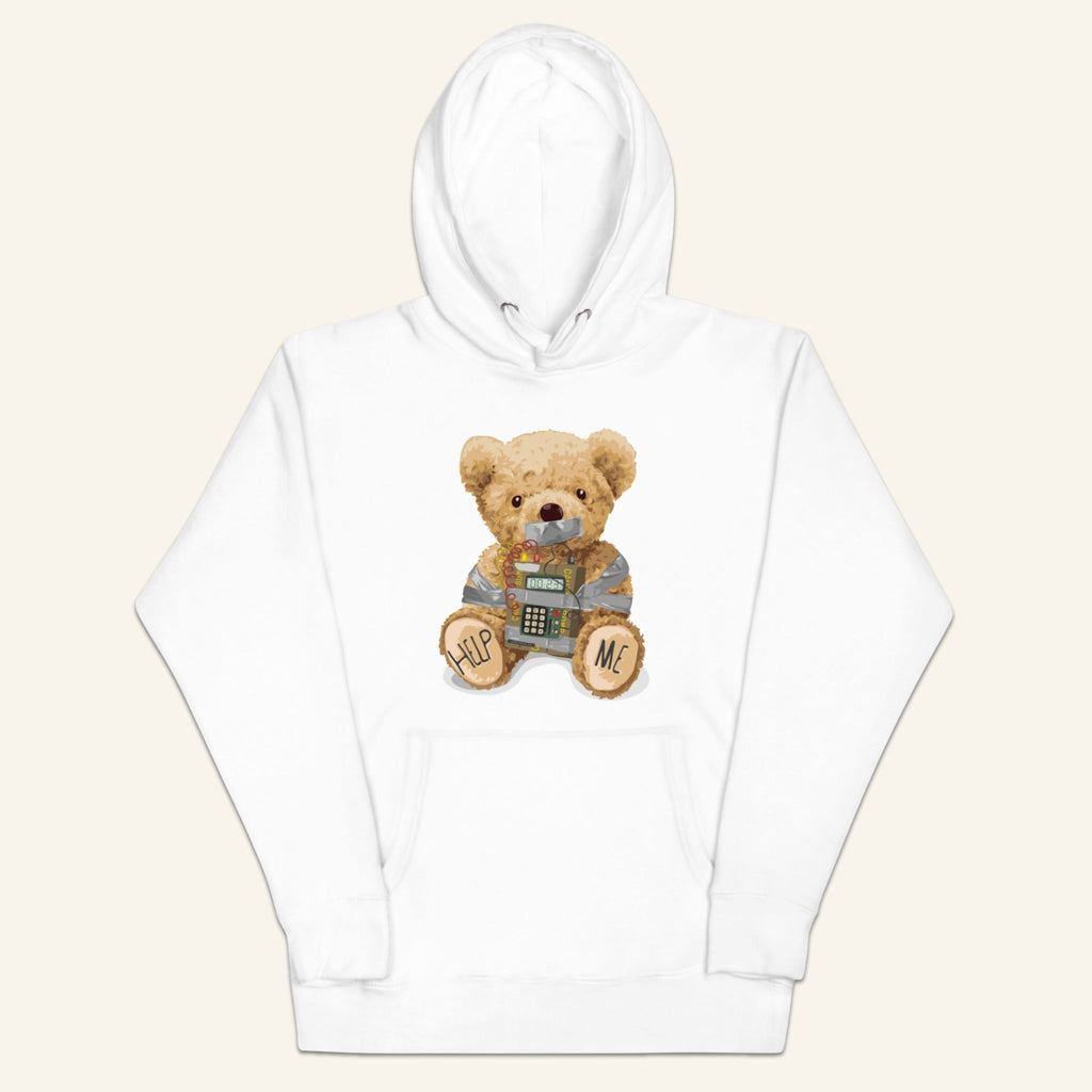 Teddy Bear Hoodie - Help Me
