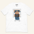 Teddy Bear T-Shirt - Mugshot Bear