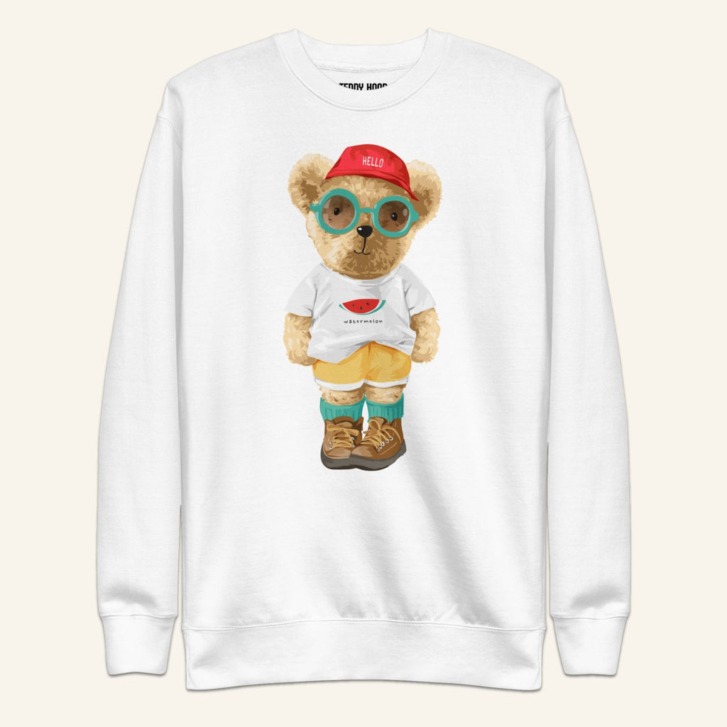 Teddy Bear Sweatshirt - Summer Vibes