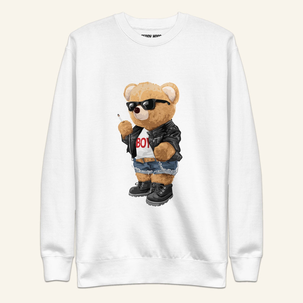Teddy Bear Sweatshirt - 90s Attitude