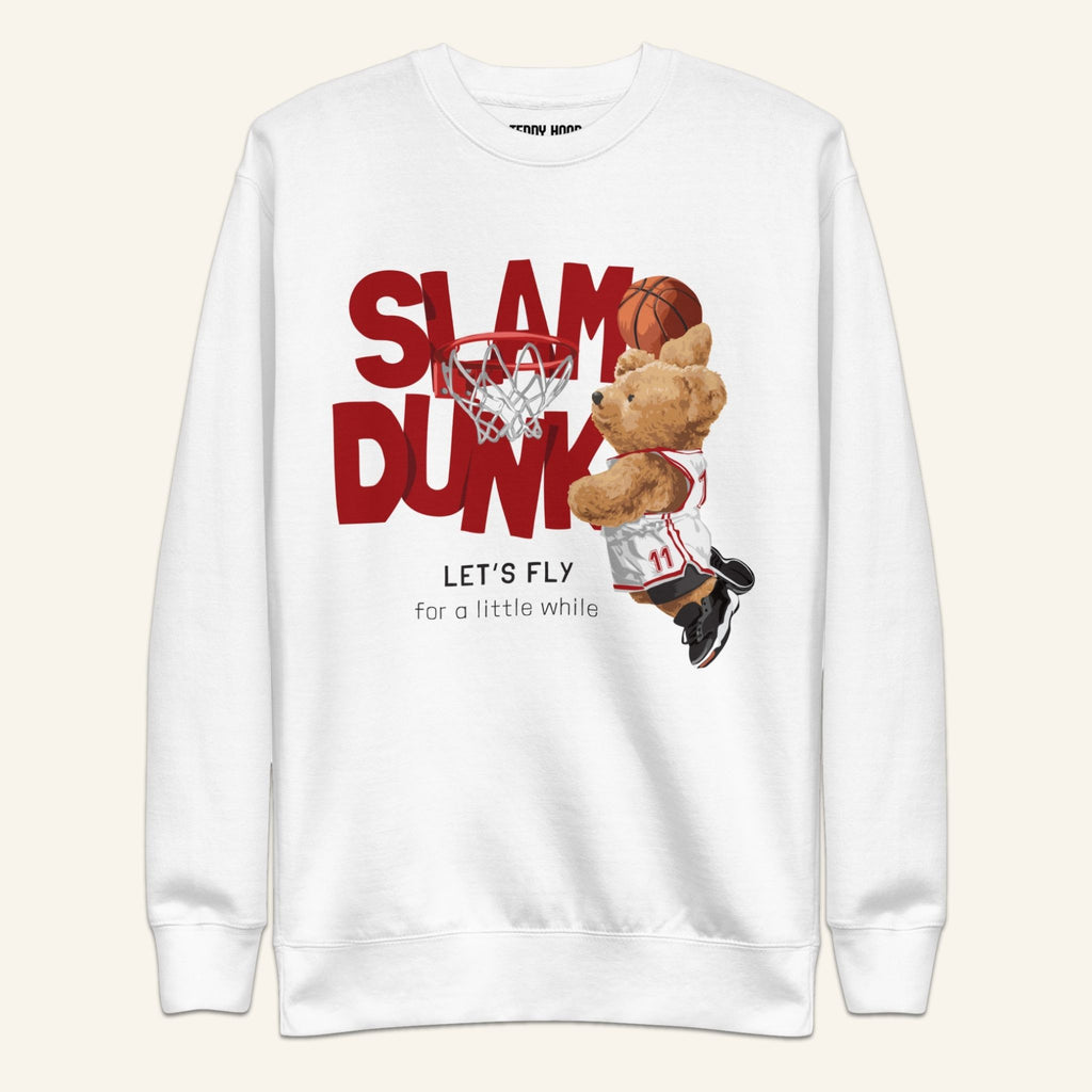 Teddy Bear Sweatshirt - Slam Dunk