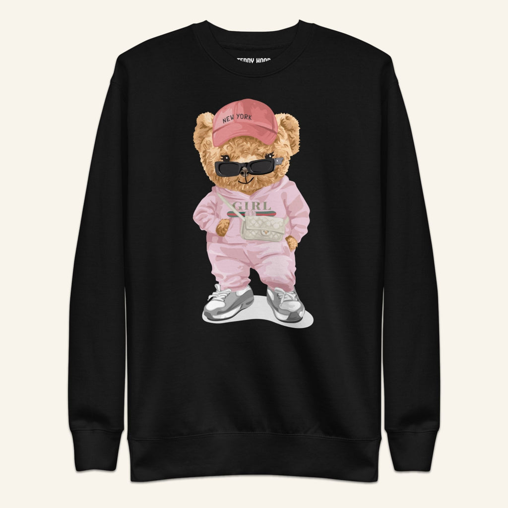 Teddy Bear Sweatshirt - Pink Boss