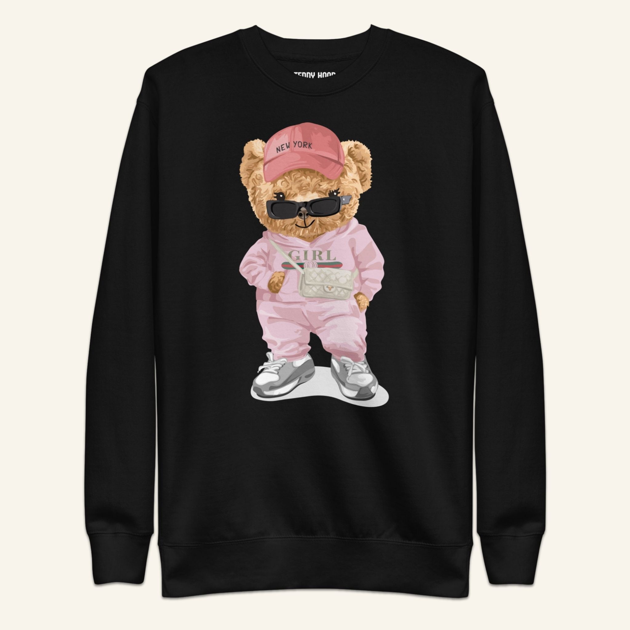 Teddy Bear Sweatshirt - Pink Boss